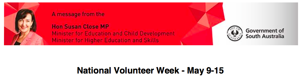 Recognising Volunteers … This is National Volunteer Week