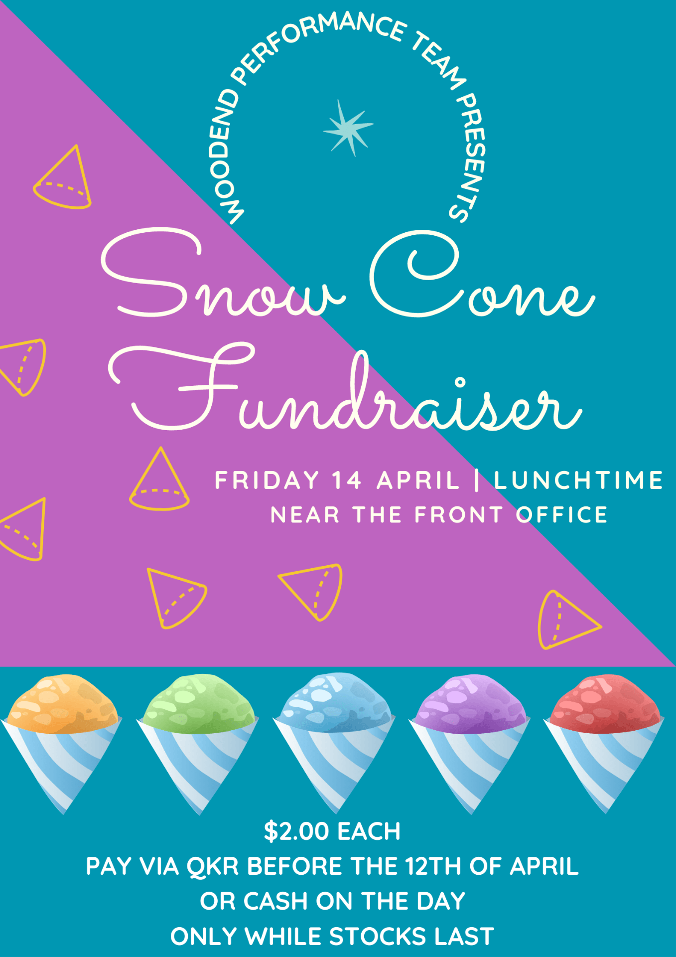 Snow Cone Fundraiser